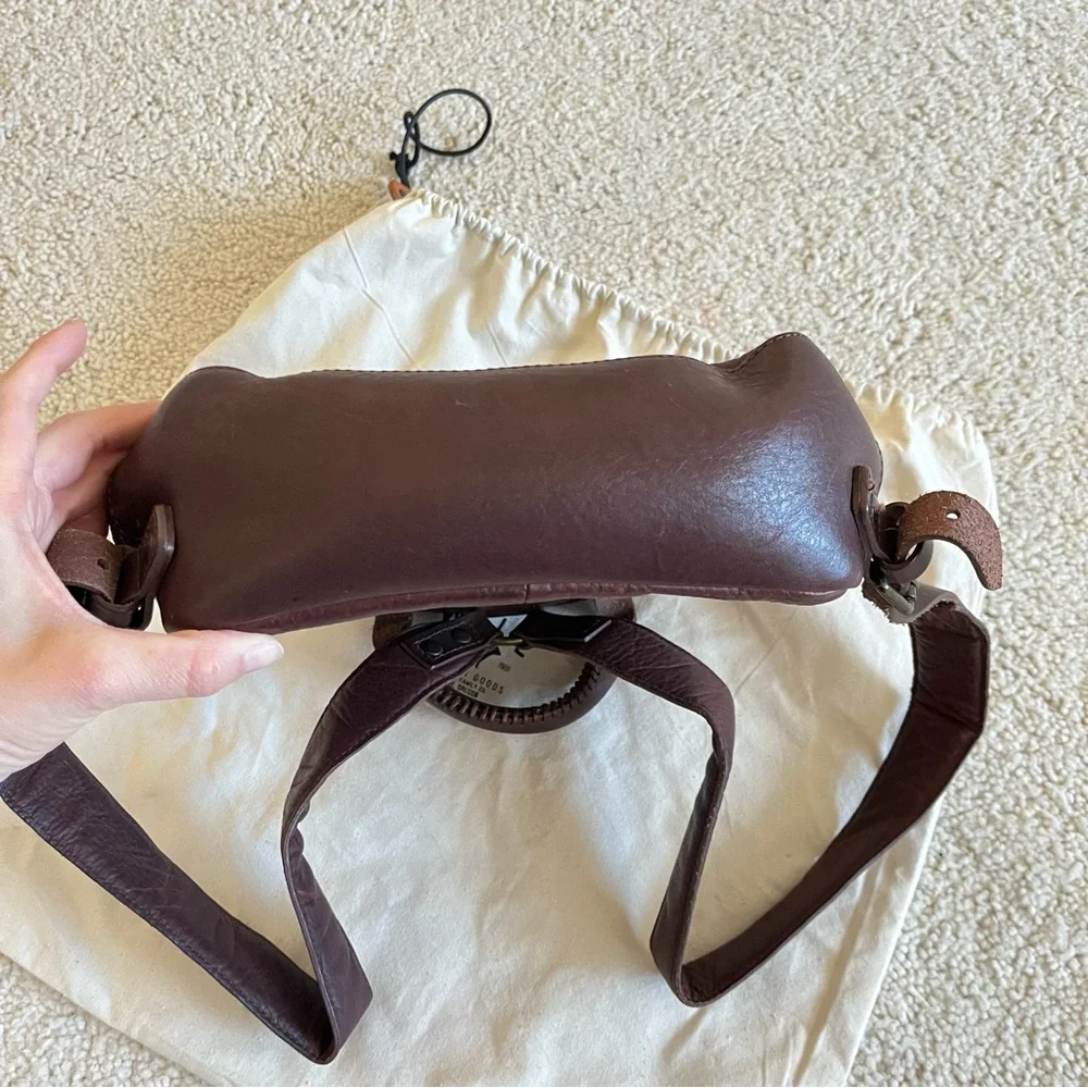 Will Leather Goods Mini Journey Backpack EUC Dark Cognac 100%‎ Genuine